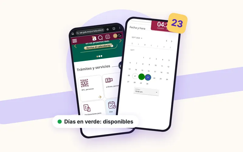 Cómo sacar cita en el SAT desde tu celular: paso a paso (2026)